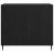 Bufet cu depozitare cu ușă Negru 90 x 34 x 80 cm Lemn compozit GartenMobel Dekor