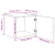 Dulap de perete Lemn vechi 50 x 42.5 x 40 cm Lemn compozit GartenMobel Dekor