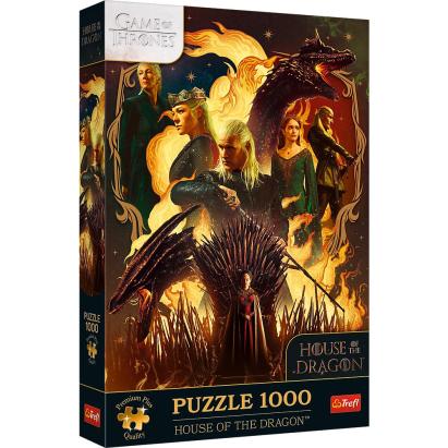 PUZZLE TREFL 1000 PREMIUM PLUS GAME OF THRONES CASA DRAGONULUI SuperHeroes ToysZone