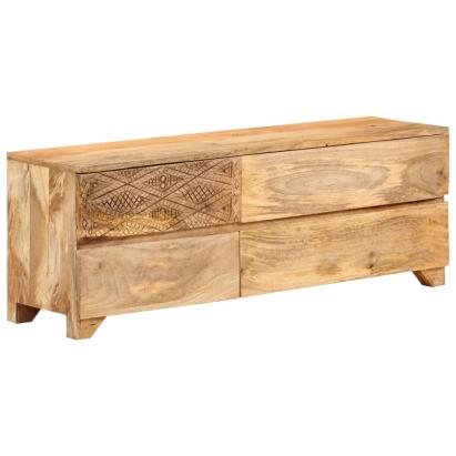 Comodă TV, 110x30x40 cm, lemn masiv de mango GartenMobel Dekor