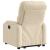Fotoliu electric rabatabil cu ridicare, crem, textil GartenMobel Dekor