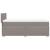 Pat box spring cu saltea, gri taupe, 90x200 cm, textil GartenMobel Dekor