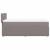 Pat box spring cu saltea, gri taupe, 90x200 cm, textil GartenMobel Dekor
