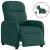Fotoliu rabatabil electric, verde închis, material textil GartenMobel Dekor