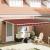 Marchiză retractabilă Portocalie și maro 400 × 350 cm GartenMobel Dekor