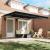 Copertină Manual Negru 400 × 350 cm Poliester GartenMobel Dekor