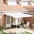 Marchiză retractabilă with Manual Alb 400 × 350 cm Alb GartenMobel Dekor