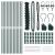 Set de Stâlpi de Gard Verde 1 x 25 m Oțel Galvanizat GartenMobel Dekor