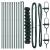 Set de Stâlpi de Gard Verde 1 x 25 m Oțel Galvanizat GartenMobel Dekor