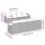 Set Canapea Grădină 7 pcs Gri 55 x 55 x 37 cm Ratan GartenMobel Dekor