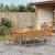 Set de Dining pentru Grădină 9 pcs Gri 180 x 90 x 75 cm GartenMobel Dekor
