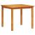 Set de dining pentru grădină 3 pcs Lemn Natural 85 x 85 x 75 cm GartenMobel Dekor