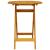Set Bistro Pliabil Manual 3 pcs Acacia natural 60 x 60 x 75 cm GartenMobel Dekor
