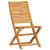 Set mobilier de exterior 3 pcs Lemn natural 70 x 70 x 75 cm GartenMobel Dekor