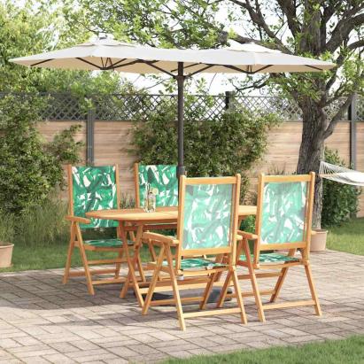 Set de dining pentru grădină Floral Manual 5 pcs model frunze Standard GartenMobel Dekor