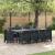 Set de Dining pentru Grădină 11 pcs Antracit 250 x 100 x 73 cm GartenMobel Dekor