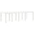 Set Mese Grădină 11 pcs Alb 250 x 100 x 73 cm Plastic, ratan GartenMobel Dekor