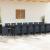 Set mese grădină cu perne 17 pcs Antracit mare Rattan plastic GartenMobel Dekor