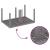 Set mese grădină 5 pcs Gri deschis 150 x 100 x 73 cm GartenMobel Dekor