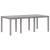Set de dining în grădină 7 pcs Gri deschis 200 x 100 x 73 cm GartenMobel Dekor