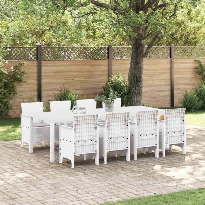 Set Mâncare Grădină 9 pcs Gri deschis 250 x 100 x 73 cm GartenMobel Dekor