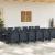 Set masă grădină 13 pcs Antracit Mare Rattan plastic GartenMobel Dekor