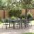 Set dining grădină Manual 7 pcs Antracit Standard Metal GartenMobel Dekor