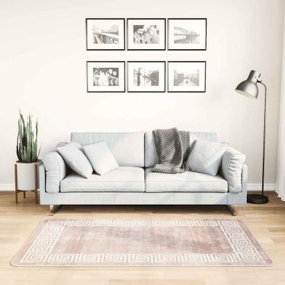 Covor lavabil, bej, 80x150 cm, antiderapant GartenMobel Dekor