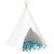 Cort tip teepee Gri Verde mentă Mediu Bumbac & Plastic GartenMobel Dekor