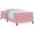 Cadru de pat Altele Roz și alb 90 x 200 cm Catifea GartenMobel Dekor