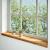 Pervaz 2 buc lemn masiv de maro deschis 120x20x2 cm GartenMobel Dekor