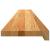 Pervaz 2 buc lemn masiv de maro deschis 140x20x2 cm GartenMobel Dekor