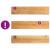 Pervaz 2 buc lemn masiv de maro deschis 120x25x2 cm GartenMobel Dekor