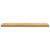 Pervaz 2 buc lemn masiv de maro deschis 120x25x2 cm GartenMobel Dekor