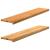 Pervaz 2 buc lemn masiv de maro deschis 120x25x2 cm GartenMobel Dekor