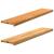 Pervaz 2 buc lemn masiv de maro deschis 120x30x2 cm GartenMobel Dekor