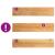 Pervaz 2 buc lemn masiv de maro deschis 120x30x2 cm GartenMobel Dekor