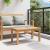 Masă de cafea Maro 70 x 40 x 36 cm Lemn masiv de tec GartenMobel Dekor