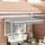 Awning Manual Manual Alb 3 x 2 m Aluminiu, Poliester GartenMobel Dekor