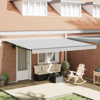 Copertină manuală Manual Antracit 4,5 × 3 m GartenMobel Dekor