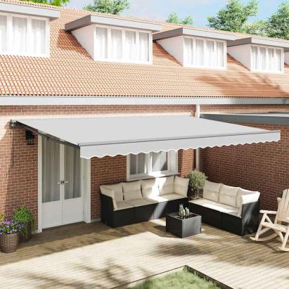 Markiză Electrică Antracit 4 × 3 m GartenMobel Dekor