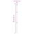 Set de stâlpi de gard Manual 7 pcs Gri Ø32mm 80 cm Metal GartenMobel Dekor