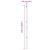 Set posturi gard Manual 13 pcs Gri Ø32mm 170 cm Metal GartenMobel Dekor