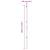 Set de stâlpi de gard Manual 7 pcs Argintiu Ø32mm 190 cm GartenMobel Dekor