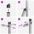 Set Stâlpi pentru Gard Manual 7 pcs Argintiu Ø32mm 210 cm GartenMobel Dekor