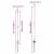 Set de stâlpi de gard Manual 7 pcs Gri Ø32mm 160 cm Metal GartenMobel Dekor