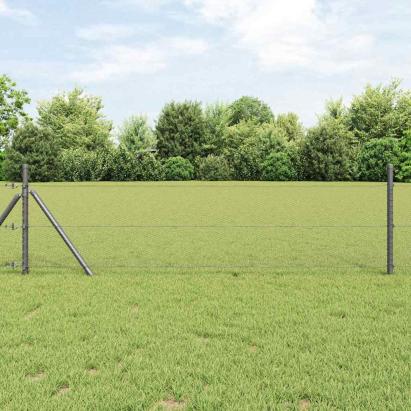 Gard Hexagonal Gri Gri 0.6 x 25 m Oțel GartenMobel Dekor