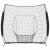 Baseball și Softball Negru 250 x 106 x 209 cm Poliester GartenMobel Dekor