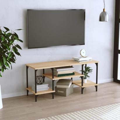 Comodă TV, stejar sonoma, 102x35x45,5 cm, lemn prelucrat GartenMobel Dekor