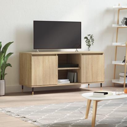Comodă TV, stejar sonoma, 104x35x50 cm, lemn compozit GartenMobel Dekor